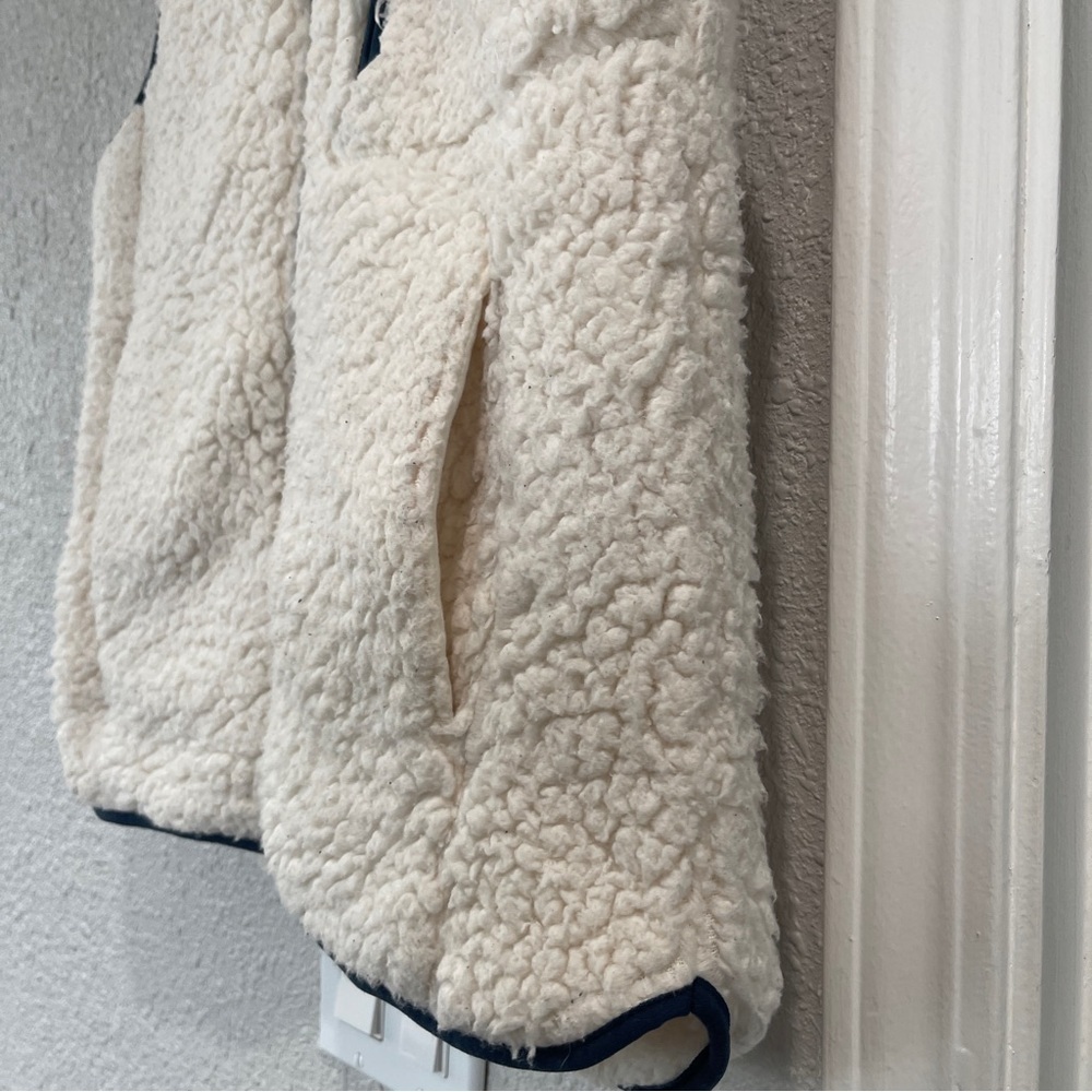 Original Weatherproof vintage Cozy White Sherpa vest XS - Picture 4 of 7